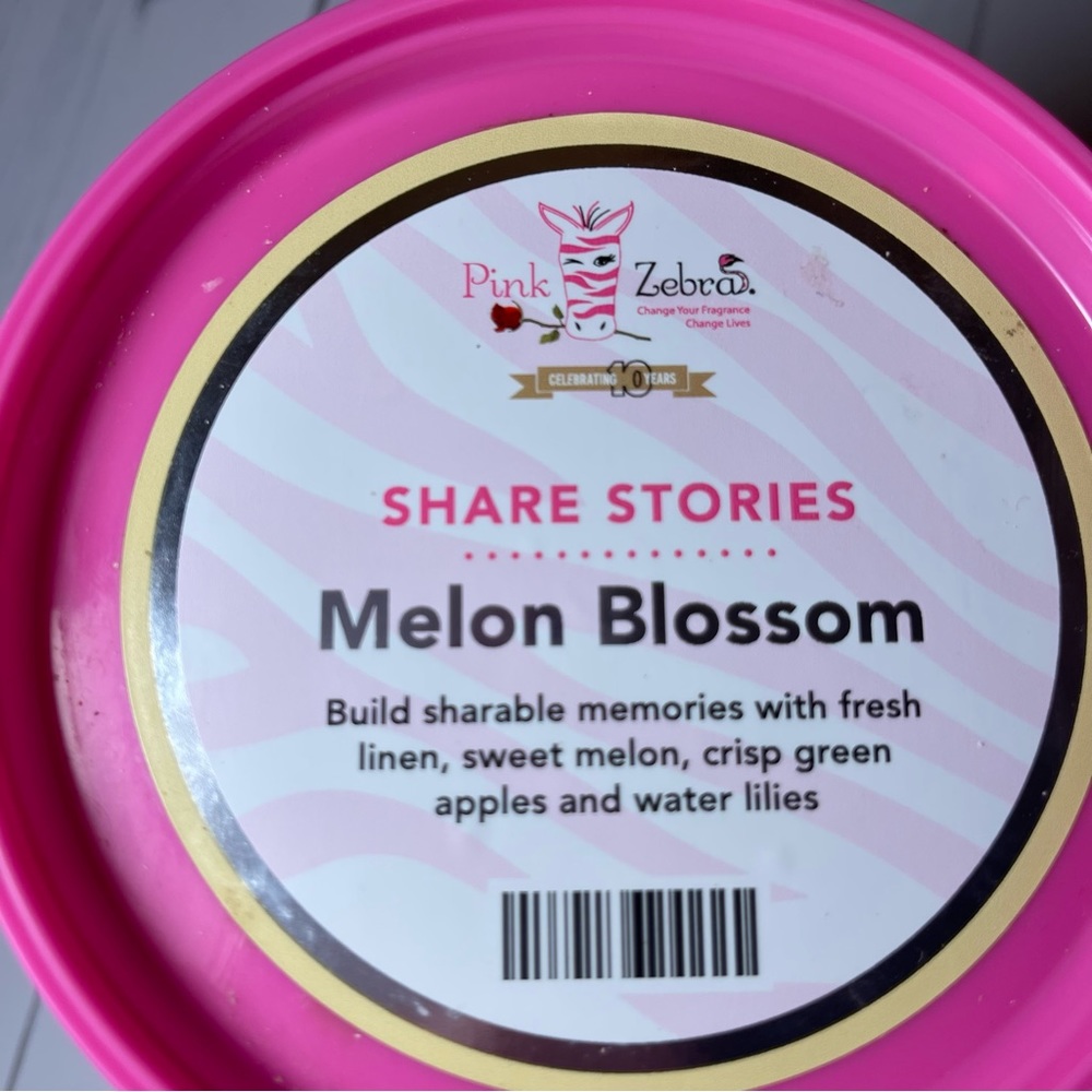 Pink Zebra Sprinkles Wax Melts Melon Blossom 10 Scoops in Bag
